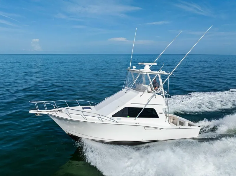 Slide: The Image of 2005 Cabo 35 Flybridge 'Bimini Twist' - 54