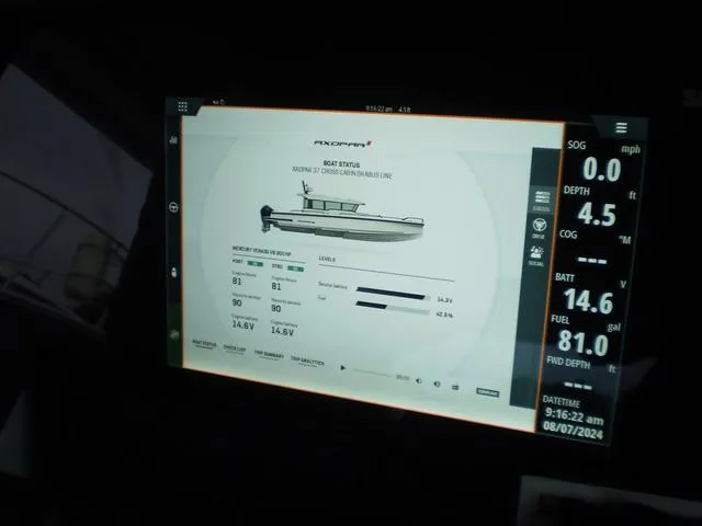 Slide: The Image of Axopar 37 XC Cross Cabin 2022 - 23