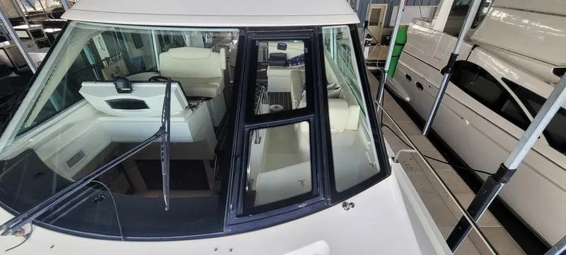 Slide: The Image of 2011 Cruisers Yachts 48 Cantius interior view with sleek design and modern features. - 23