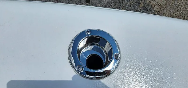 Slide: The Image of Chrome boat fitting on 2025 Key West 239 FS deck. - 30