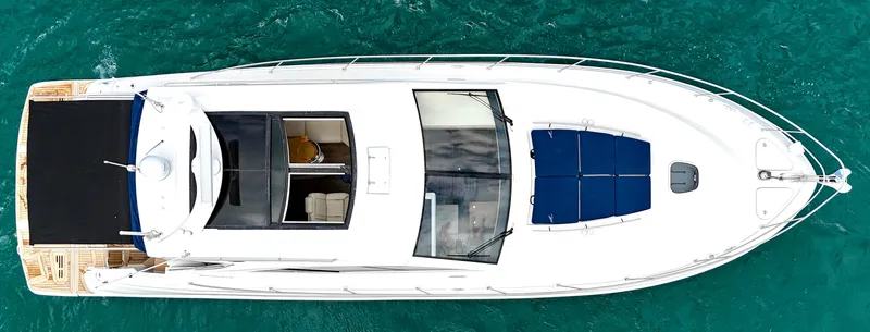 Slide: The Image of Ariel View w/ SunRoof - Open & Aft SunShade Extended - 90