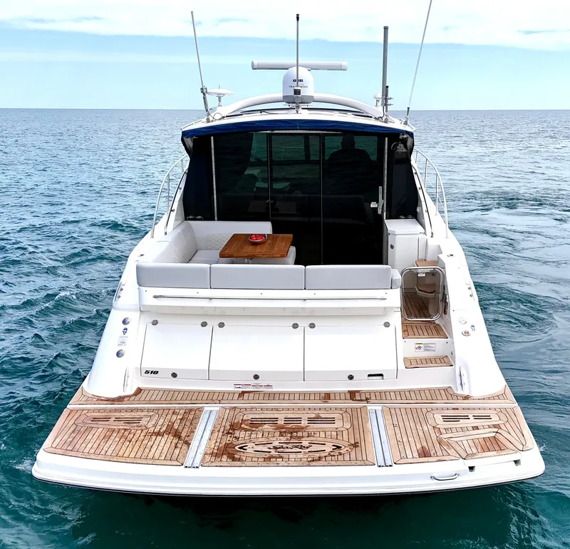 Slide: The Image of Hydraulic Swim Platform w/ Teak Decking - 96