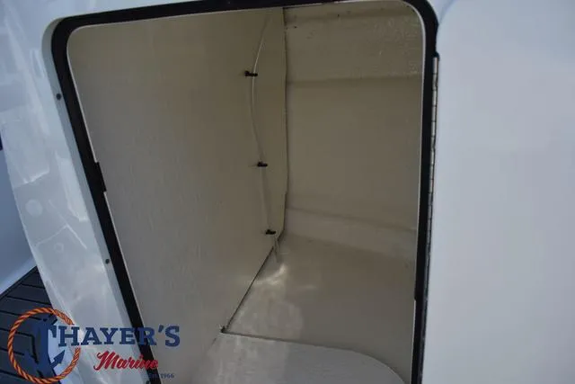Slide: The Image of 2025 Bayliner VR5 Bowrider storage compartment, spacious and well-designed. - 20
