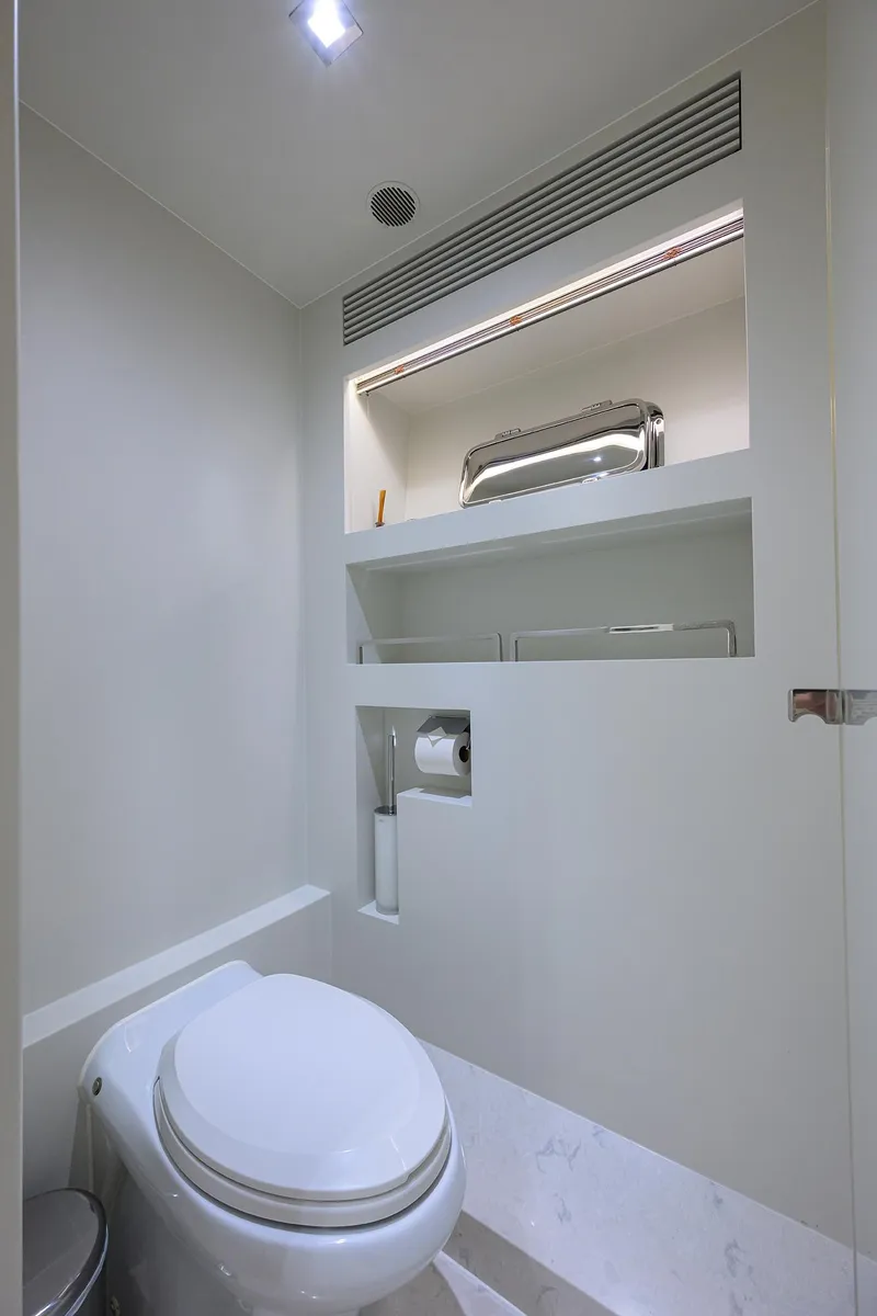 Slide: The Image of Horizon 90 Aqua Life - Interior Port Guest Stateroom Head - 51