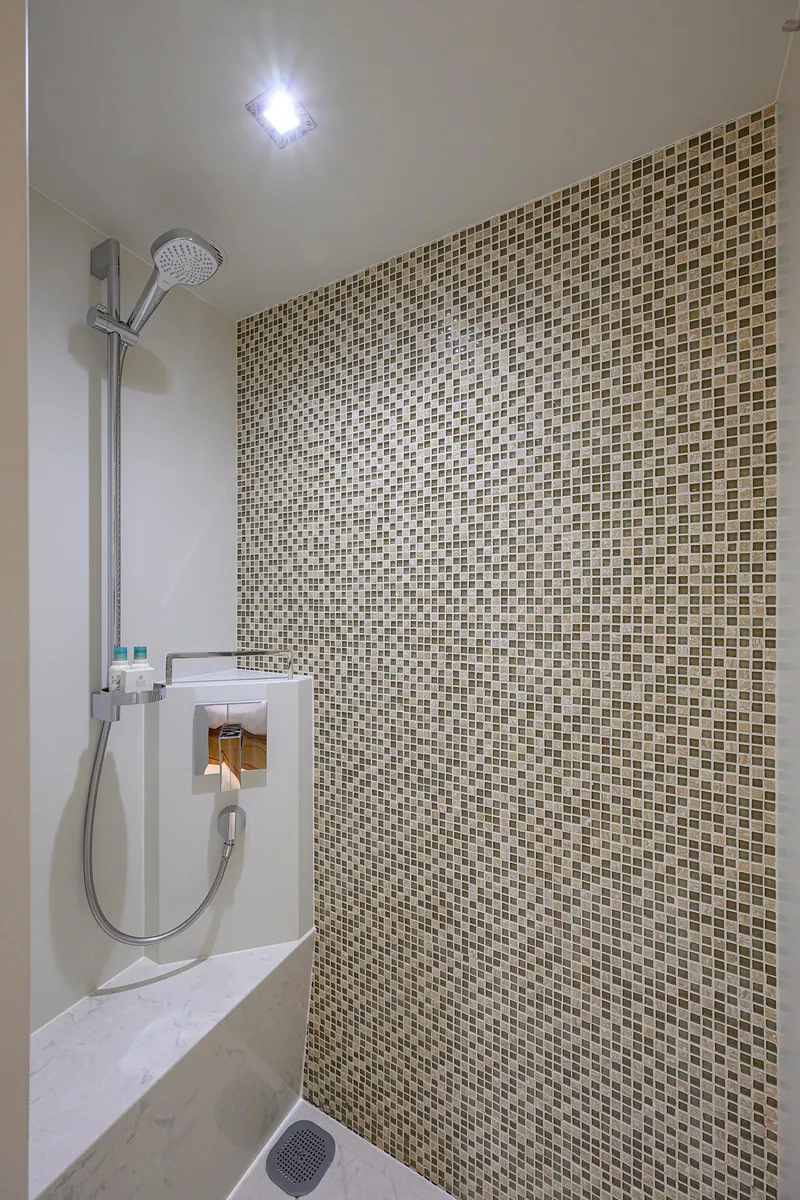 Slide: The Image of Horizon 90 Aqua Life - Interior Starboard Guest Stateroom Head - 59