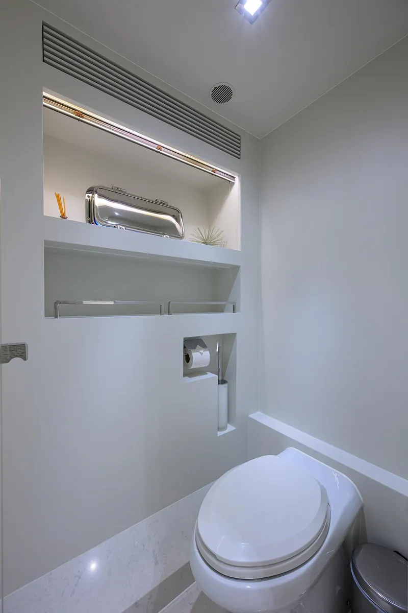 Slide: The Image of Horizon 90 Aqua Life - Interior Starboard Guest Stateroom Head - 61