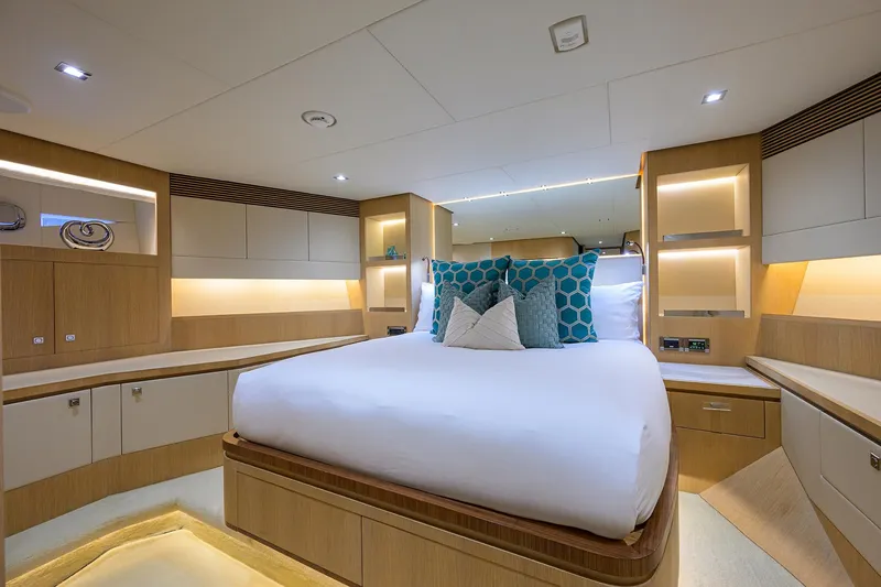 Slide: The Image of Horizon 90 Aqua Life - Interior Forward Guest Stateroom - 63