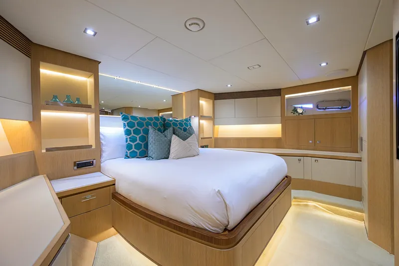 Slide: The Image of Horizon 90 Aqua Life - Interior Forward Guest Stateroom - 66