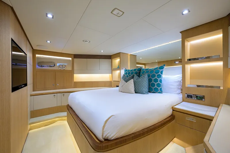 Slide: The Image of Horizon 90 Aqua Life - Interior Forward Guest Stateroom - 67