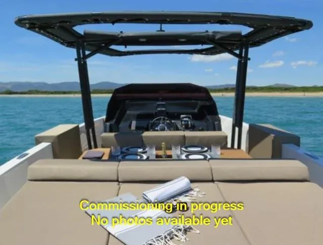 Slide: The Image of 2024 De Antonio Yachts D28 Open commissioning, no photos available, scenic ocean view. - 5