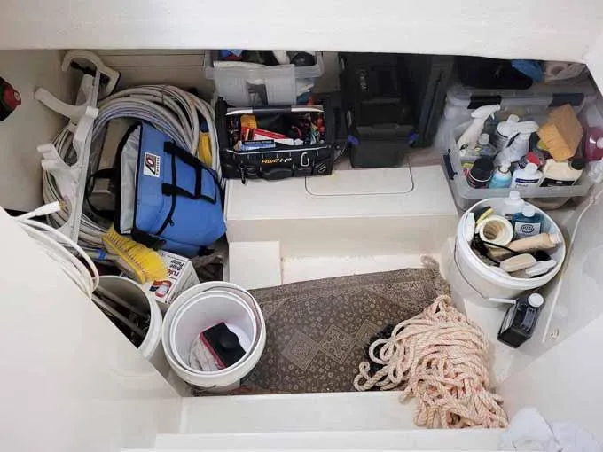 Slide: The Image of Lazarette Storage Area - 38