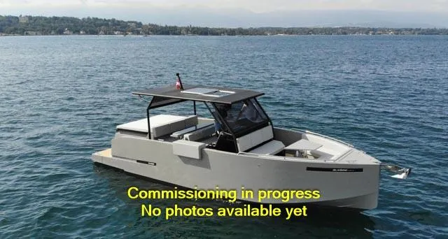 Slide: The Image of 2024 De Antonio Yachts D28 Xplorer on water, commissioning in progress. - 2