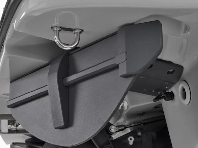 Slide: The Image of 2024 Yamaha Boats 255XD rear detail showcasing advanced hull design. - 3