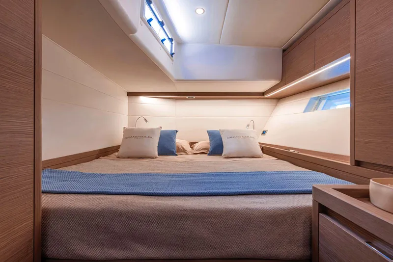 Slide: The Image of Luxurious cabin interior of 2025 Grand Soleil 52 Performance yacht. - 29