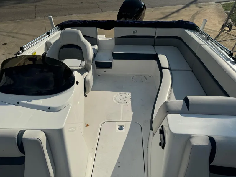 Slide: The Image of 2022 Hurricane SS 192RL boat interior with spacious seating and modern design. - 5