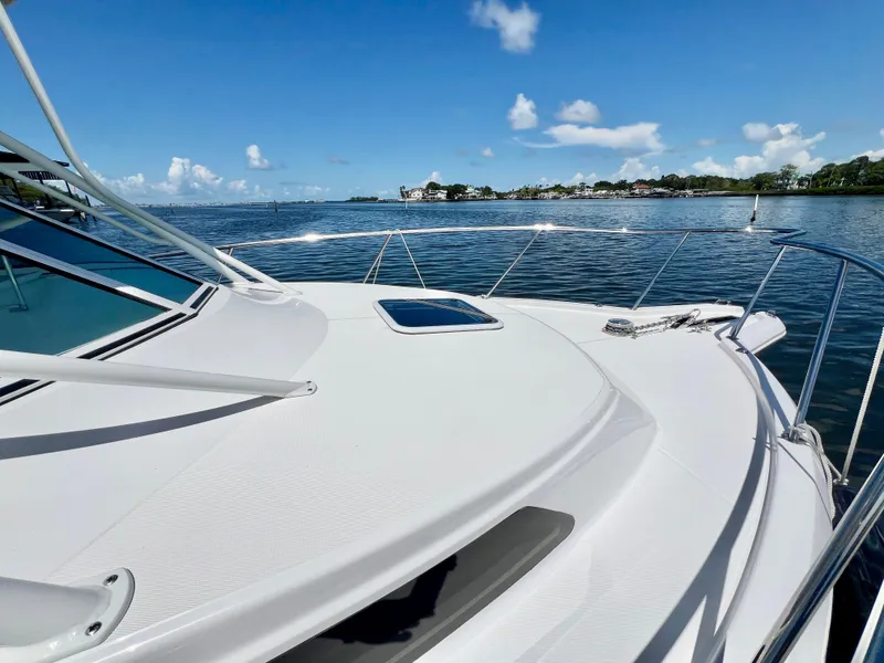 Slide: The Image of 2022 Stamas 326 Aegean boat on calm water under a clear blue sky. - 19