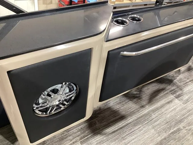 Slide: The Image of 2024 Godfrey Aqua Patio Entertainment 255 CBE interior with sleek design and modern features. - 23