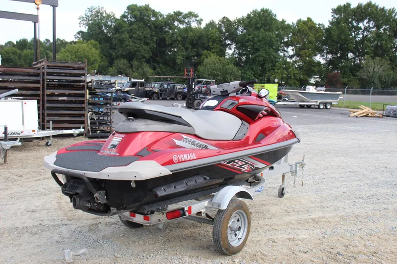 Slide: The Image of 2011 Yamaha WaveRunner FZS on trailer, parked outdoors. - 5