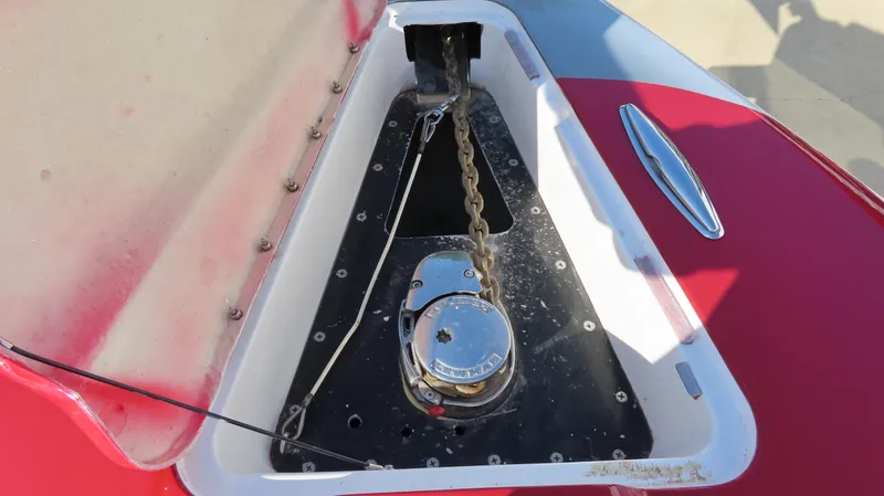 Slide: The Image of 2014 Sunsation 34 CCX boat interior with stylish seating and modern design elements. - 19