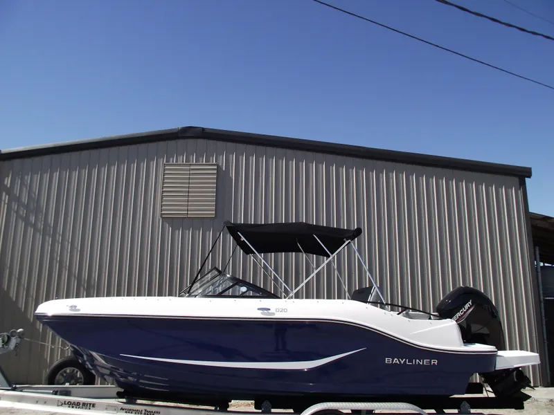 The Image of 2025 Bayliner D20 boat with canopy. - 0