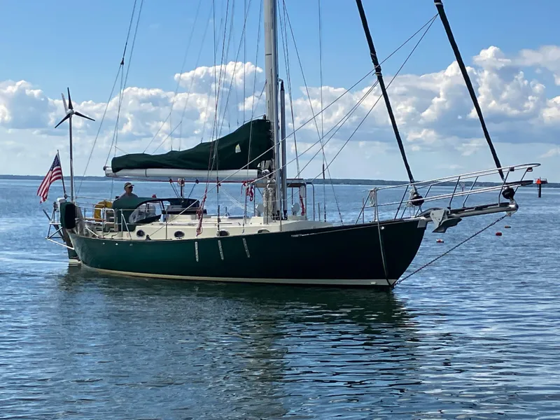The Image of Sailing yacht Alajuela 38, 2016 model, cruising on calm waters under a clear sky. - 0
