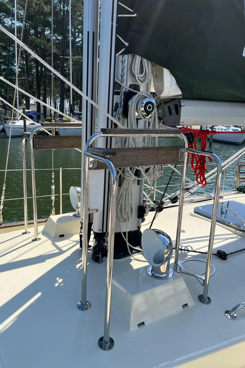 Slide: The Image of Sailboat deck of 2016 Alajuela 38 with rigging and winch. - 25
