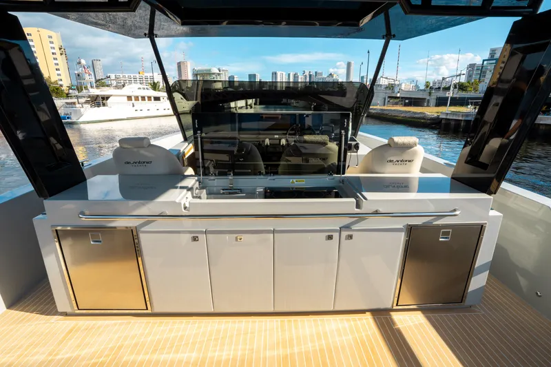 Slide: The Image of 2025 De Antonio Yachts D50 OPEN luxury yacht interior with modern amenities. - 21