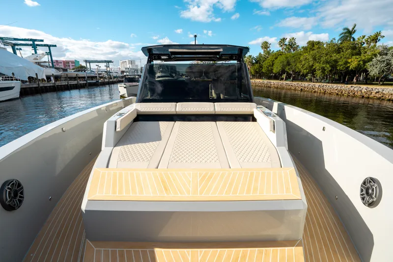 Slide: The Image of 2025 De Antonio Yachts D50 OPEN luxury yacht with spacious deck and modern design. - 34