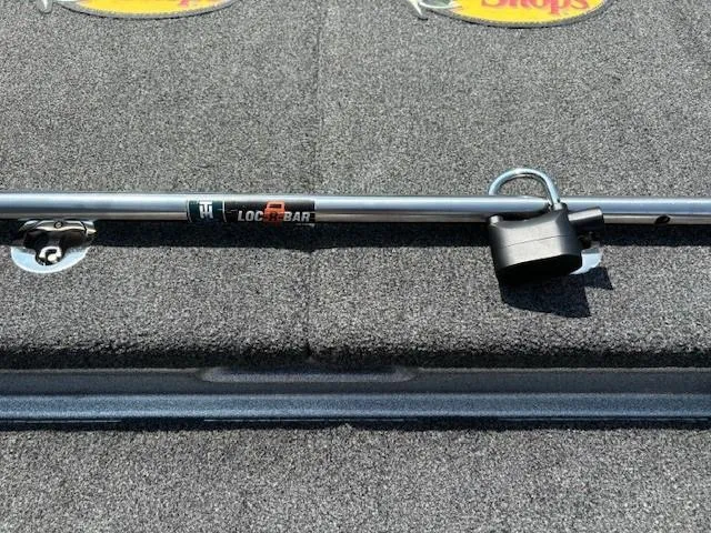 Slide: The Image of 2023 Nitro Z21 XL boat deck with Loc-R-Bar security system. - 22