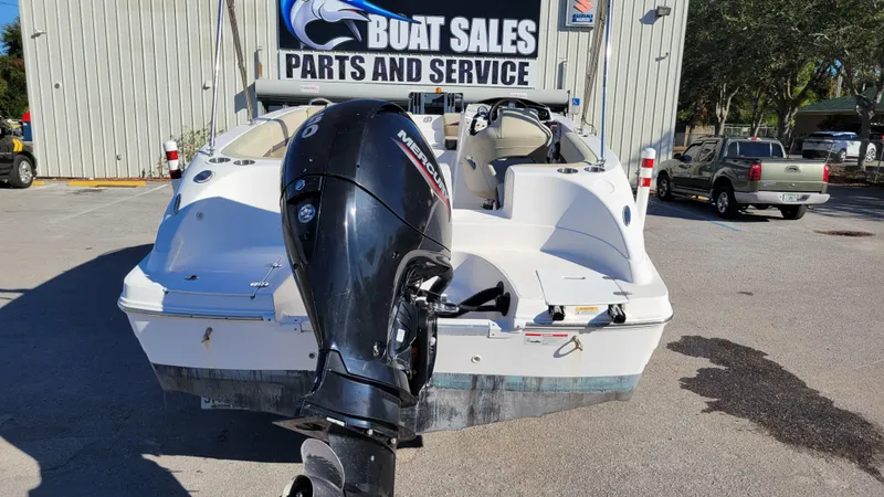 Slide: The Image of 2020 Hurricane SS 192 PROJECT boat at sales and service center. - 4