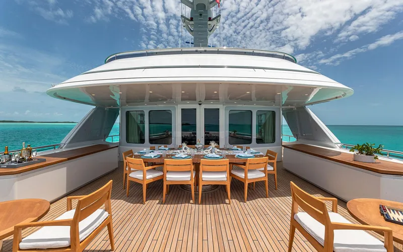 Slide: The Image of 165' Feadship 2000 (REVERIE) Bridge Deck Aft - 27