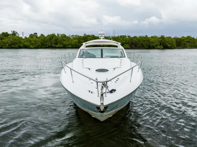Slide: The Image of Sunseeker 47 - Catmandu - Exterior Bow Profile on water - 6