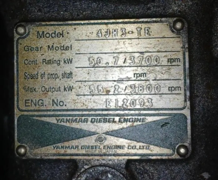 Slide: The Image of Yanmar Service Tag  - 14