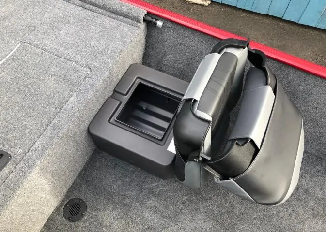 Slide: The Image of 2024 Tracker Bass Tracker Classic XL boat seat with storage compartment. - 11
