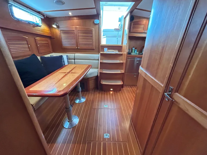 Slide: The Image of 2006 Sabre 38 Express HDTP MY yacht interior with kitchenette and sink. - 16