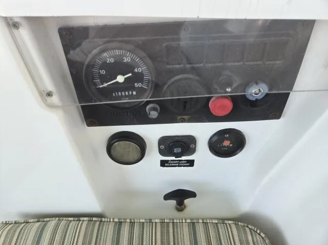 Slide: The Image of Control panel of 2003 Beneteau 42CC Oceanis Clipper sailboat. - 24