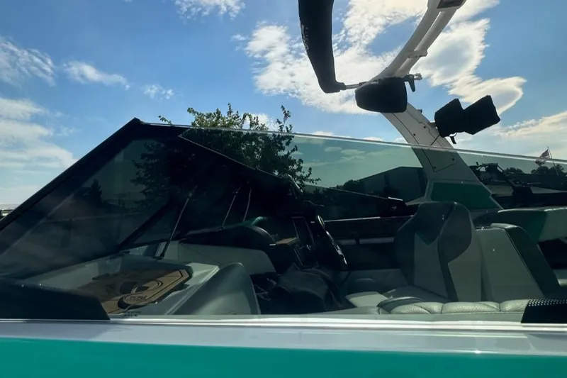 Slide: The Image of 2022 Tigé Z3 boat interior with sleek design and modern features. - 16