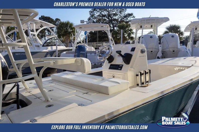 Slide: The Image of 2025 Hewes Redfisher 16 boat with Yamaha engine at Palmetto Boat Sales. - 11