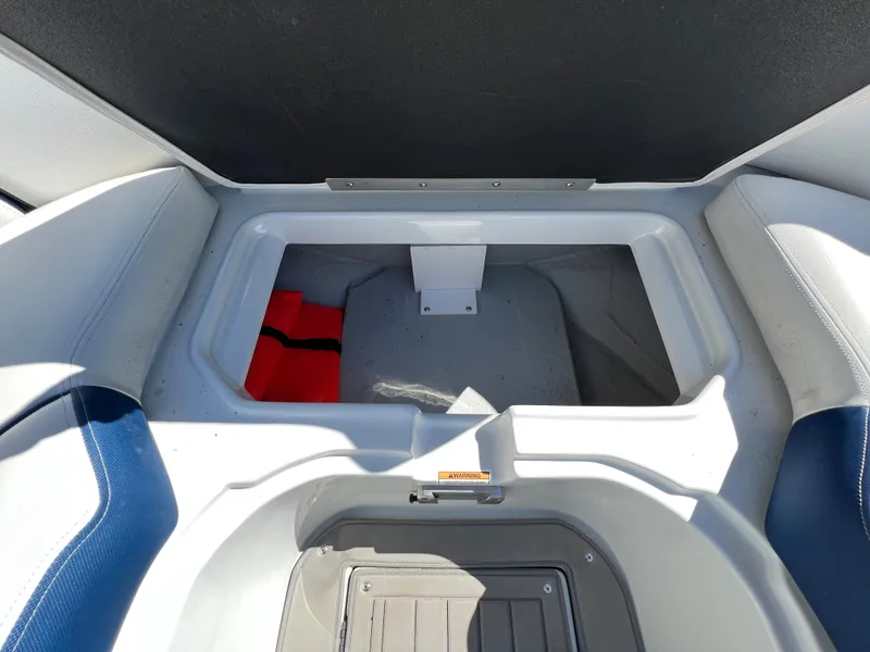 Slide: The Image of 2022 Crownline E305 XS Forward Seating Storage 2 - 10