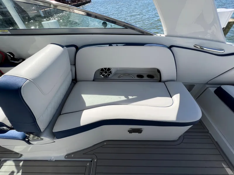 Slide: The Image of 2022 Crownline E305 XS Port Cockpit Seating - 21