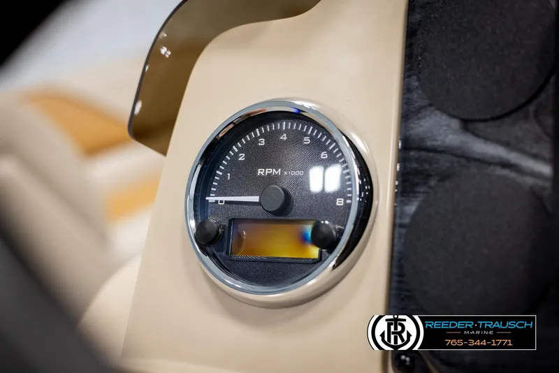Slide: The Image of Tachometer of 2025 Tahoe SP Cr boat, displaying RPM gauge. - 28