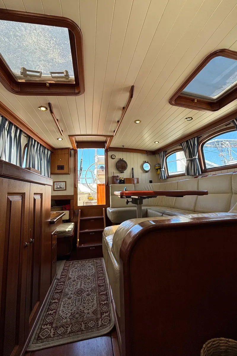 Slide: The Image of View to aft from stepdown galley/seating 1 - 16