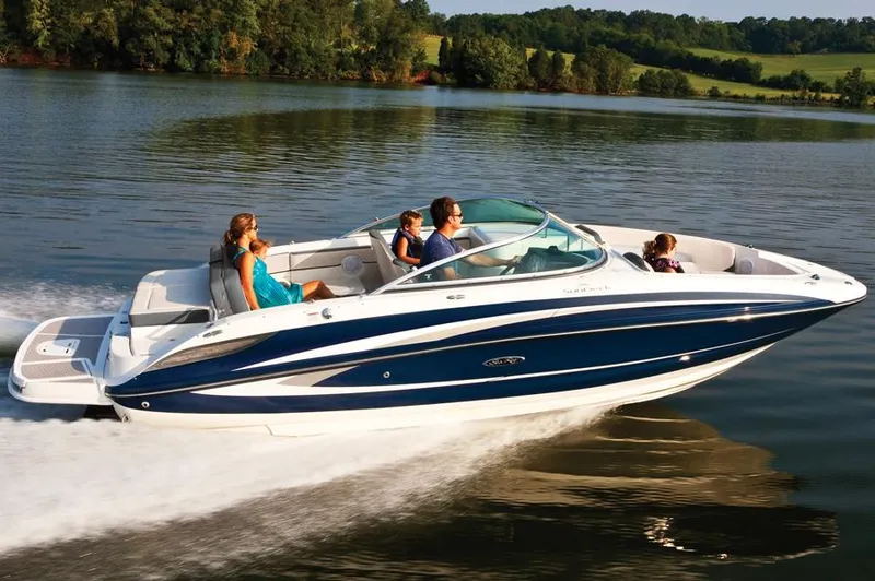 Slide: The Image of SeaRay 240 Sundeck, Sea Ray 240 SunDeck, SeaRay, Chapparal, Cobalt, Regal, Cruising Boat, Runabout, Dual Console, Bowrider, Affordable Boat - 17