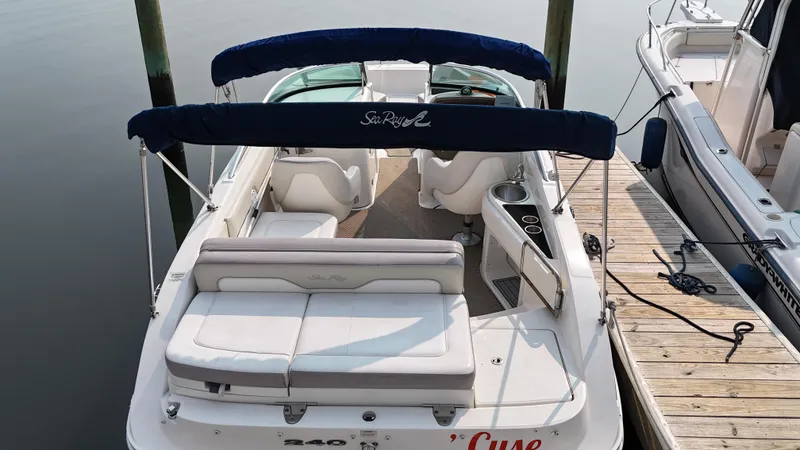 Slide: The Image of SeaRay 240 Sundeck, Sea Ray 240 SunDeck, SeaRay, Chapparal, Cobalt, Regal, Cruising Boat, Runabout, Dual Console, Bowrider, Affordable Boat - 2