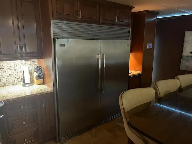 Slide: The Image of Luxurious kitchen interior on 2010 Stardust Cruisers houseboat with stainless steel appliances. - 15
