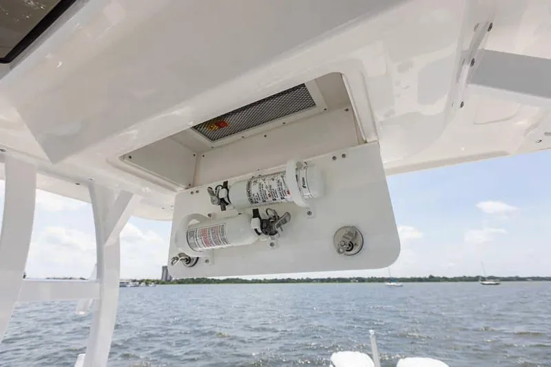 Slide: The Image of 2025 Sea Fox 268 Traveler boat with safety equipment storage. - 30