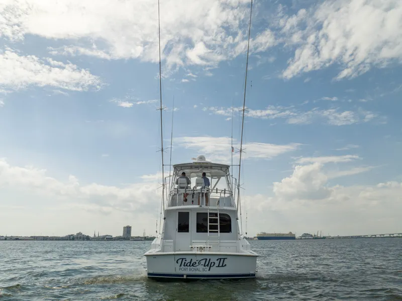 Slide: The Image of Hatteras 50 Tide Up II - Stern - 32