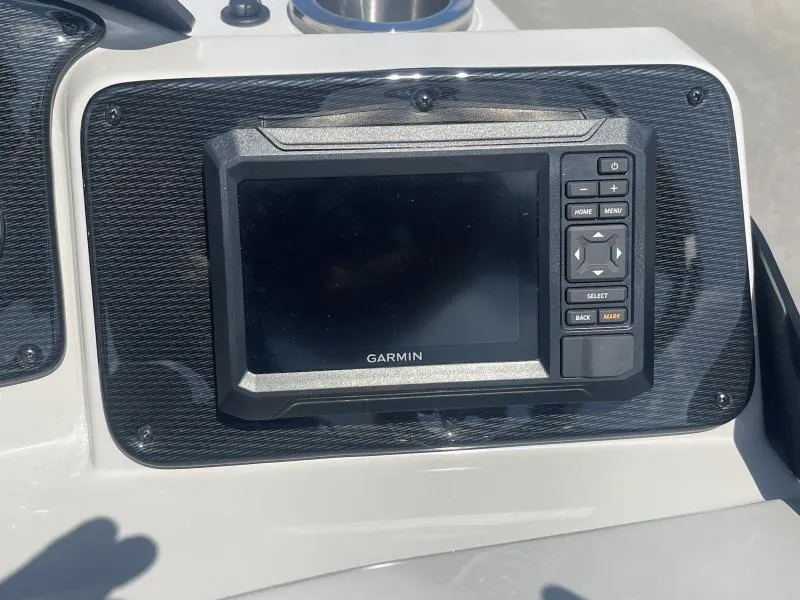 Slide: The Image of Garmin display on 2025 G3 SunCatcher V322 RC boat dashboard. - 14
