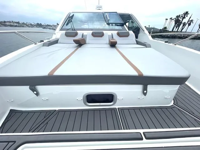 Slide: The Image of 2022 Beneteau 32 Gran Turismo yacht with sleek deck and modern seating. - 19