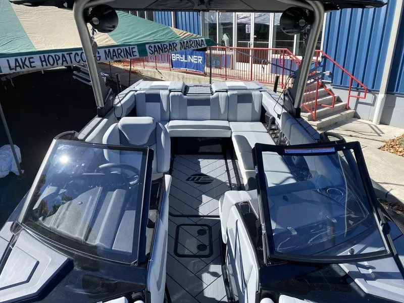 Slide: The Image of 2025 Malibu 23 LSV boat interior at Lake Hopatcong Marine. - 13